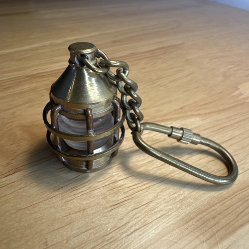 Nautical solid brass ship lamp - brass,