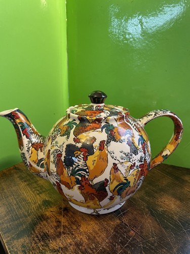 Tea pot carded design hen - tea,