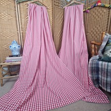Cranberry Red & White Gingham
