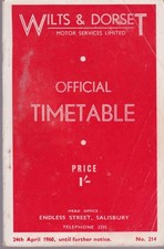 WILTS & DORSET BUS TIMETABLE