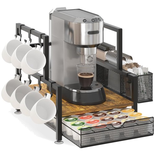 Coffee bar station organizer - coffee,