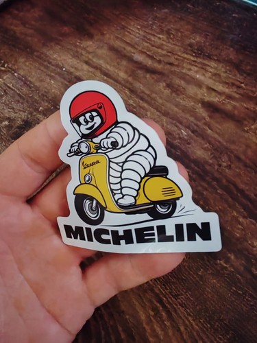 Michelin vintage vespa scooter - vintage,