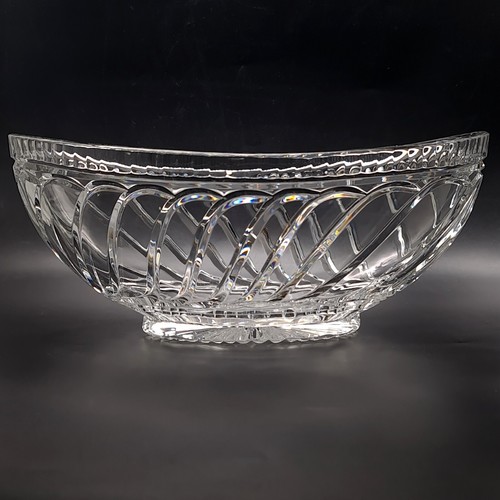 Large lead crystal bowl - lead, –