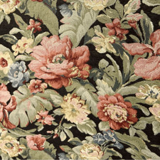 3 Yards Vintage Rose Floral French Jacquard Tapestry Fabric Upholstery