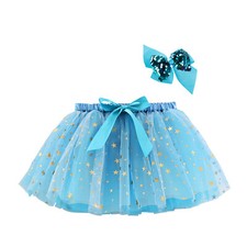 UK Girls Kids Bow Rainbow Tutu