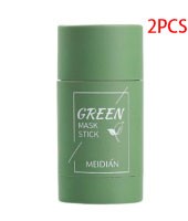 Cleansing green tea mask clay - green,