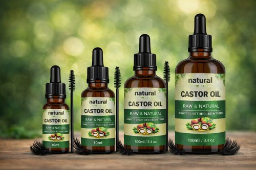 100 pure natural castor oil - natural,