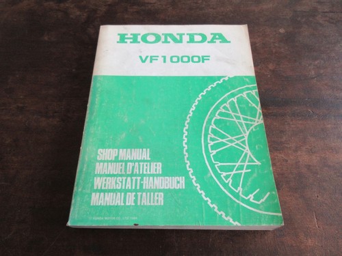 Honda vf1000f service shop - vf1000f,