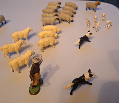 Britains sheep lambs shepard - lambs,,