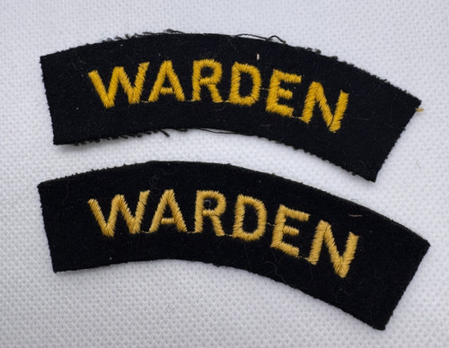 Pair air raid warden - of,