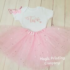 Girls 2nd Birthday Outfit Tutu