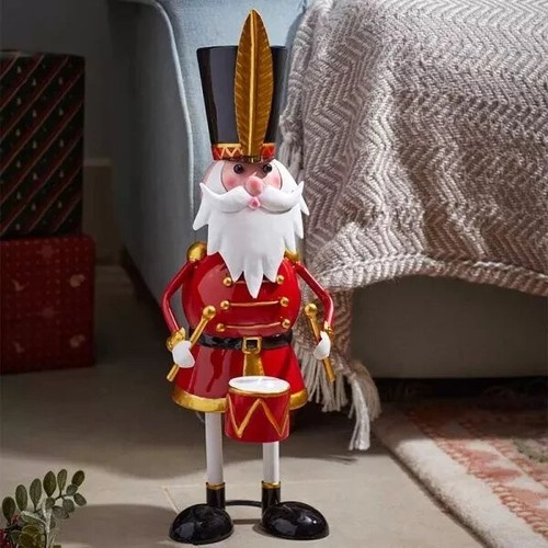 Christmas metal santa - christmas,