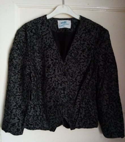 Jacket uk10 silver black - uk10,