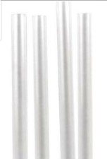 25 9mm JUMBO CLEAR STRAWS