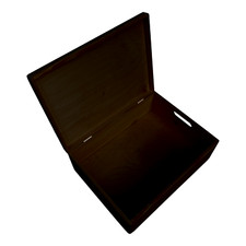 LARGE WOODEN BOX / TOY BOX