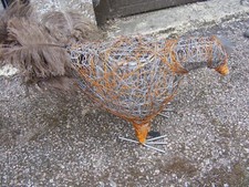 Metal decorative chicken #4.