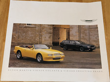 1992 Aston Martin Virage Volante & Virage Shooting Brake Brochure - VERY RARE