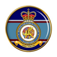RAF Station Fairford Pin Badge