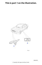 Jaguar Genuine Leaping Jaguar Ornament Bonnet Mascot Emblem Miniature C2C39767