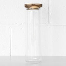 Glass Pasta Storage Jar Tall