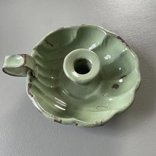 Vintage  Enamel Chamberstick |