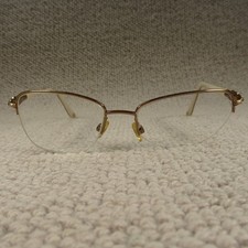Puccini Glasses Frames 279 C1 Gold Oval Half Frame Eyewear Spectacles