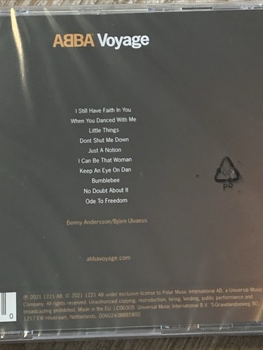 Abba voyage - abba, (cd