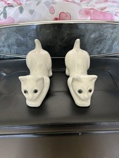 Vintage Porcelain Cats With