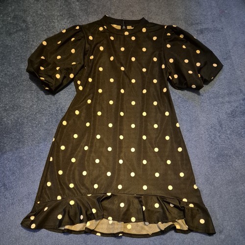 Black spotty dress from - black,