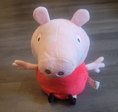 Large peppa pig plush - large, hand