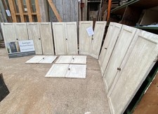Antique pine cupboard - cupboard, doors