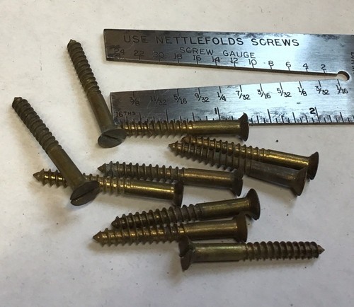 6 brass countersunk - 1,