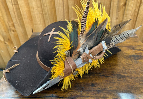 Brown distressed pirate - brown,