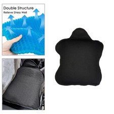 Motorcycle Comfort Gel Seat Cushion Universal Air Motorbike Pillow Pad Cover UK