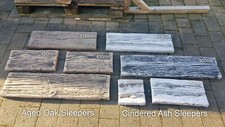 Wood effect concrete garden - concrete, &