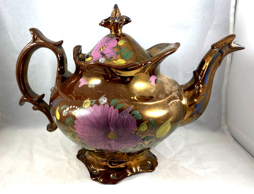 Antique hand painted ceramic - hand,