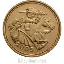 2005 Gold Half Sovereign