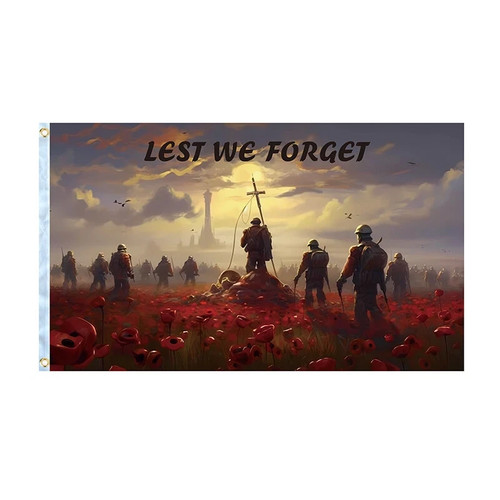 Lest forget flag 3 - 5, ft
