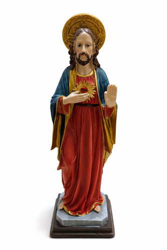 Sacred heart jesus statue - sacred,