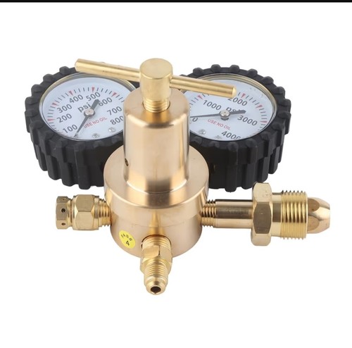 Nitrogen gas regulator dual - gas,