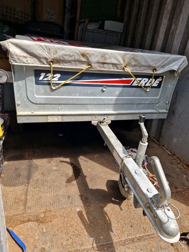 Erde 122 trailer with - trailer, cover.
