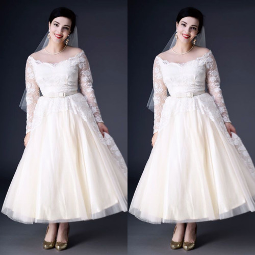 Classic wedding dresses - classic, ivory