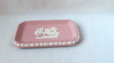 RARE WEDGWOOD PINK AND WHITE JASPER TRAY