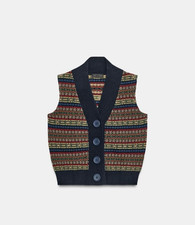 BNWT: JACQUARD KNIT WOOL BLEND