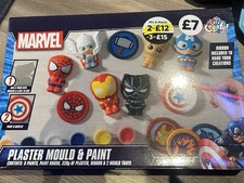New Marvel Plaster Mould & Paint Set