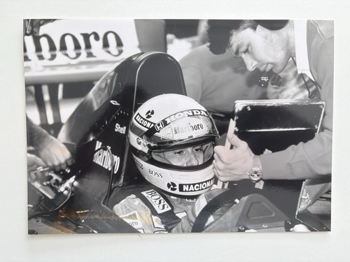 Vintage ayrton senna press - vintage,