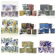 Bone China Mugs Set of 4 Asst