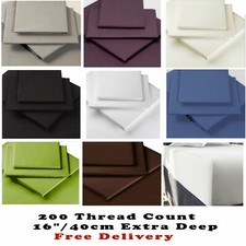 Extra Deep Fitted Sheet 16" /