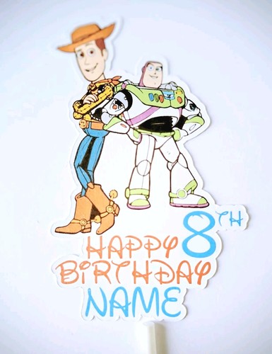 Toy story cake topper - story, x1