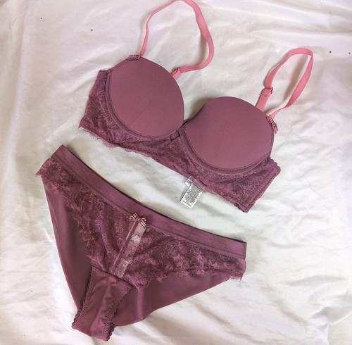 Dark pink balconette - dark,